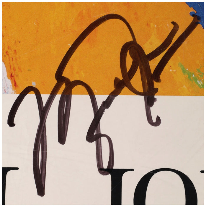 Michael Jordan Signed LeRoy Neiman Photo Litho Poster JSA COA