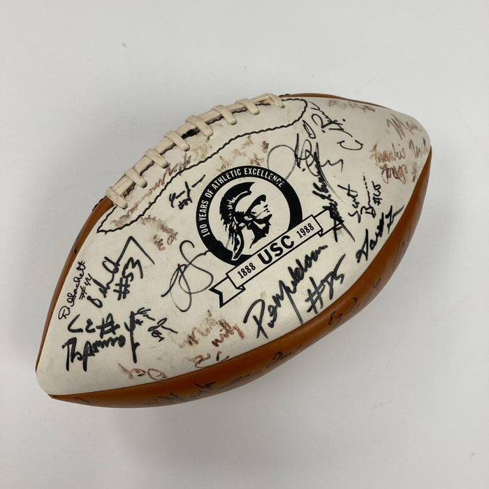 1988 Pac-10 Champion USC Trojans Team Signed Football
