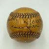 Rare Jack Powell Umpire Single Signed 1939 Game Used Baseball Dec. 1971 JSA COA