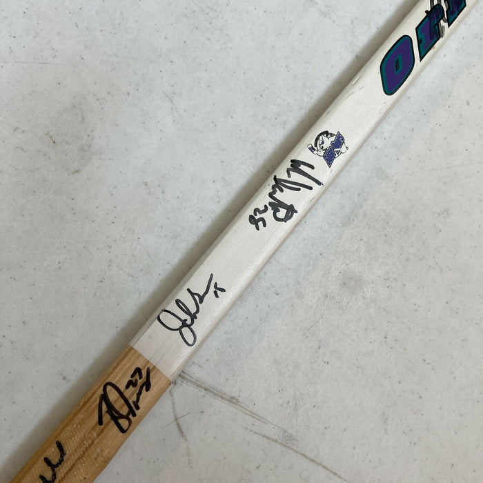 Orlando Solar Bears Team Signed Game Issued Hockey Stick