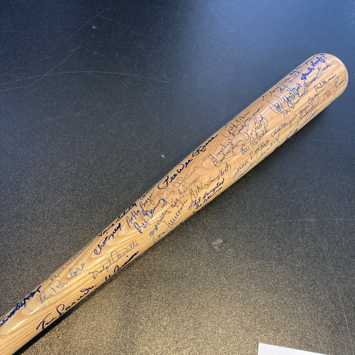 Brooklyn & Los Angeles Dodgers Multi Signed Bat 90+ Sigs! Sandy Koufax JSA COA