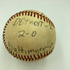 Mickey Lolich Signed Career Win No. 189 Final Out Game Used Baseball Beckett COA
