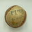 1943 Brooklyn Dodgers Team Signed Baseball JSA COA