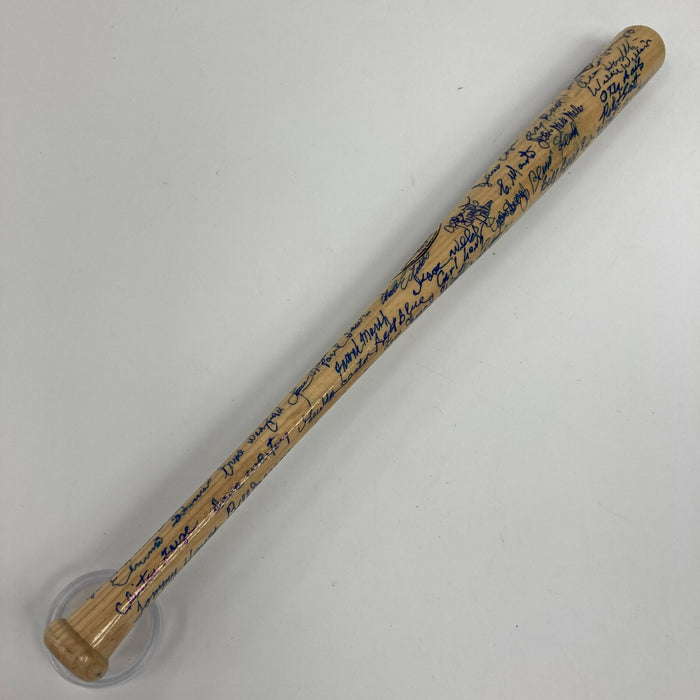 Negro League Legends Multi Signed Mini Baseball Bat 65 Signatures JSA COA