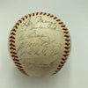 1964 Milwaukee Braves Team Signed NL Baseball With Hank Aaron JSA COA