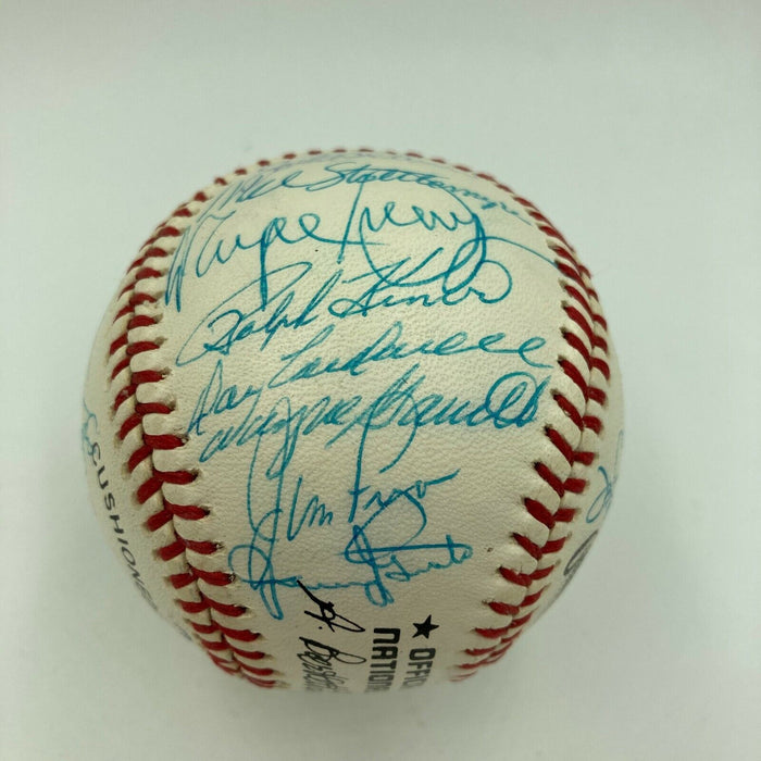 Lou Brock Orlando Cepeda Ralph Kiner Hall Of Fame Multi Signed NL Baseball