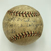 Honus Wagner Single Signed 1931 Official National League Baseball JSA COA