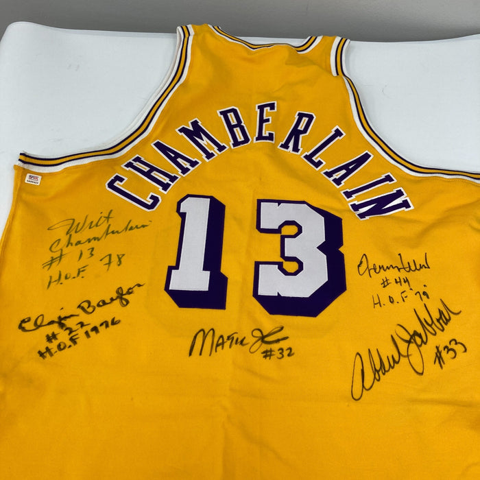 Wilt Chamberlain "HOF 1978" Los Angeles Lakers Legends Signed Jersey JSA & PSA