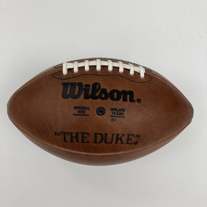 Otto Graham Hall Of Fame 1965 Signed Vintage Wilson NFL Game Football JSA