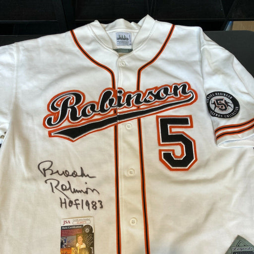 Beautiful Brooks Robinson HOF 1983 Signed Special Edition Jersey JSA COA