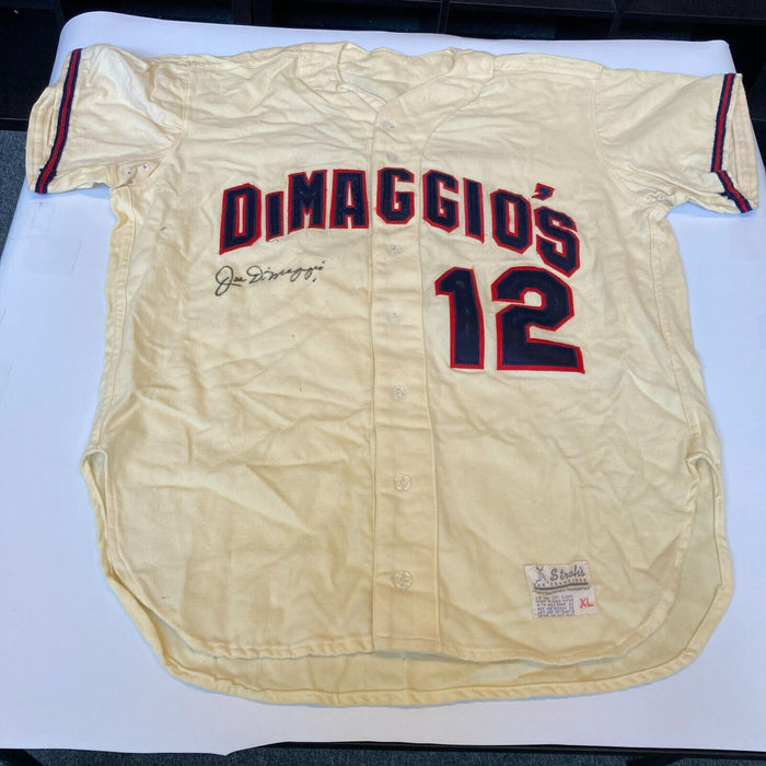 Joe Dimaggio Signed Autographed 1950's Baseball Jersey With Beckett COA