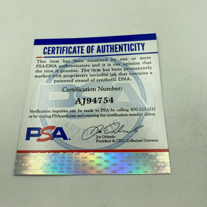 Bill Dickey First Old Timers Banquet Signed American League Baseball PSA DNA COA