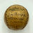 Jim Thorpe 1933 Ben Harjo's All-Indian Baseball Club Team Signed Baseball JSA