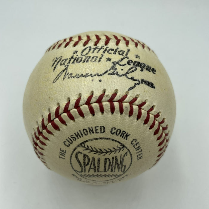 The Finest Honus Wagner  Single Signed National League Baseball JSA COA