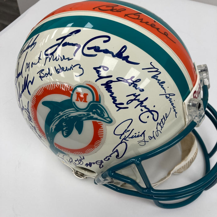 1972 Miami Dolphins Super Bowl Champs Team Signed Authentic Helmet JSA COA