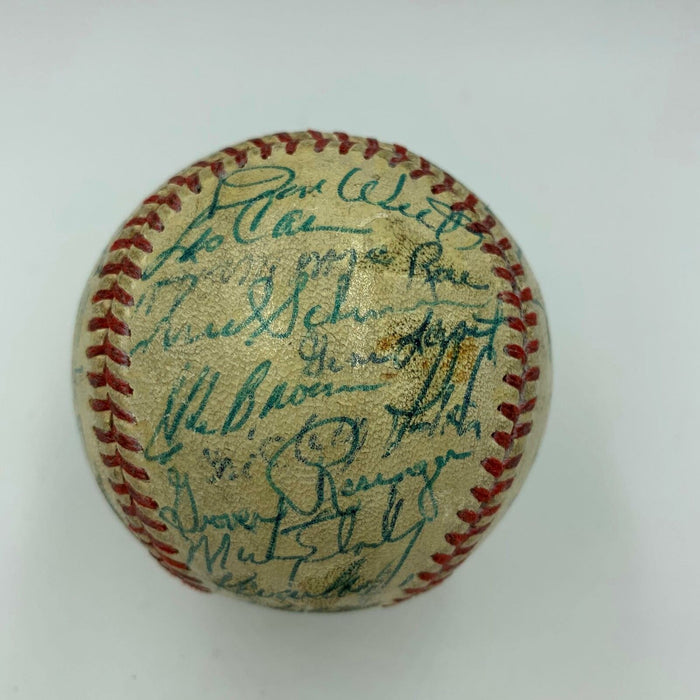 Rare 1970 Detroit Tigers Team Signed Baseball With 35 Sigs! JSA COA