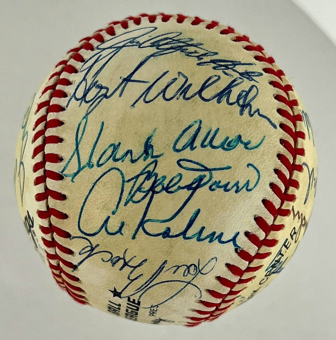 Mickey Mantle Ted Williams Sandy Koufax Hall Of Fame Multi Signed Baseball BAS