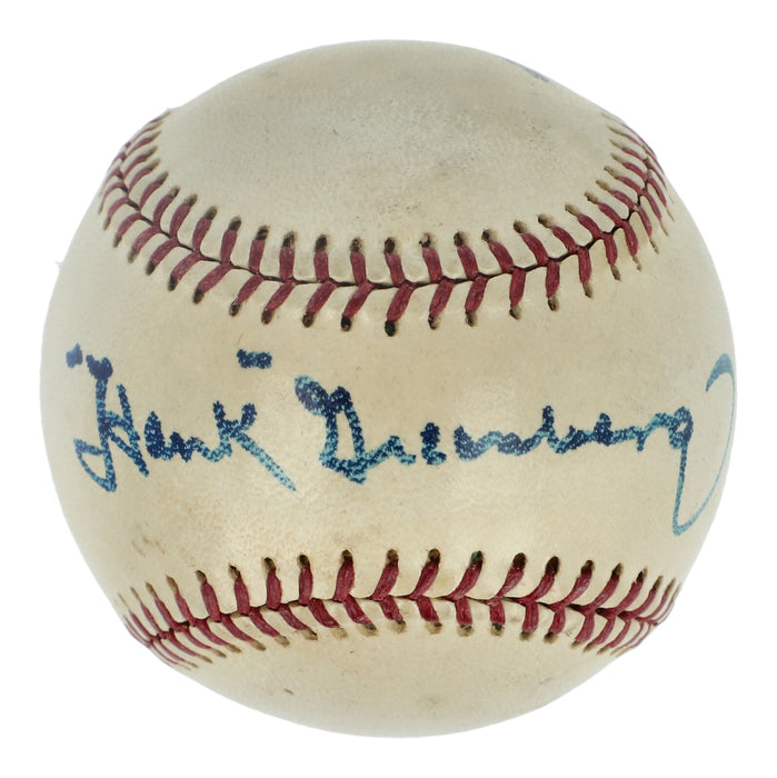 Hank Greenberg Single Signed Official League Baseball PSA DNA COA