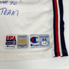 1992 Clyde Drexler Signed Game Used Team USA Olympics Jersey MEARS & JSA COA