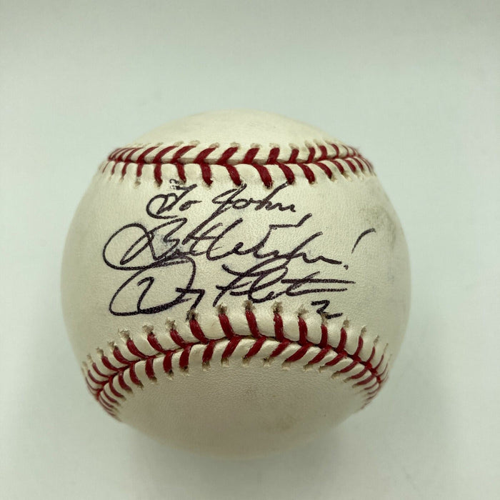 Doug Flutie Signed Official Major League Baseball NFL New England Patriots JSA
