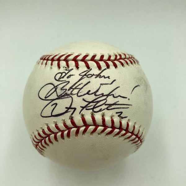 Doug Flutie Signed Official Major League Baseball NFL New England Patriots JSA