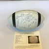 Beautiful Johnny Unitas 1969 Baltimore Colts Team Signed Football With JSA COA