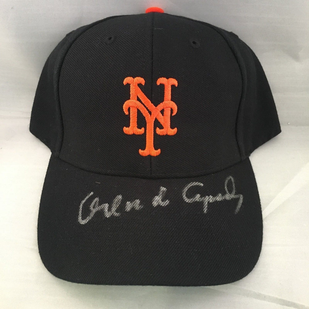 Orlando Cepeda Signed Autographed New York Giants Baseball Hat Cap PSA DNA COA