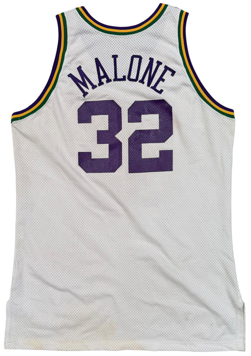 The Finest Karl Malone Photo Matched 1994-95 Utah Jazz Game Used Jersey With COA