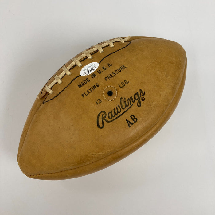 1963 All American Team Signed Football Roger Staubach Gale Sayers Butkus JSA