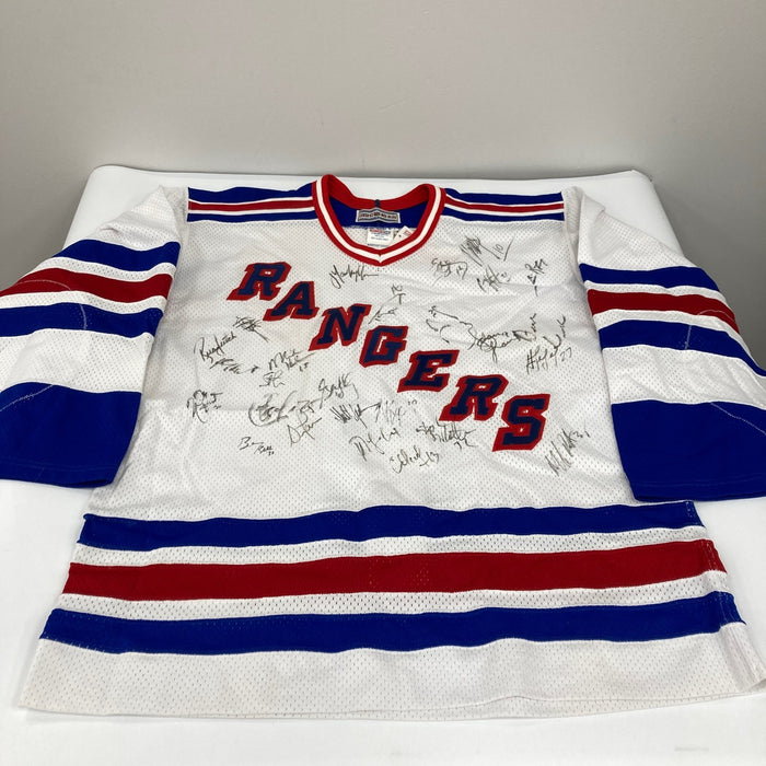 1994–95 New York Rangers Team Signed Authentic Jersey JSA COA