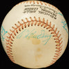 Satchel Paige 1970's Hall Of Fame Induction Multi Signed Baseball JSA COA