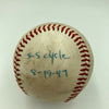 Raul Ibanez Signed Cycle Game 8-19-1997 Game Used Baseball With JSA COA