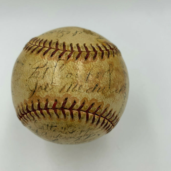 1934 St. Louis Cardinals World Series Champs Team Signed Baseball With JSA COA