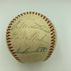 Hank Aaron Eddie Mathews 1961 Atlanta Braves Team Signed NL Baseball JSA COA