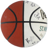 Lebron James 2001-02 St. Vincent St.Mary High School Team Signed Basketball BAS