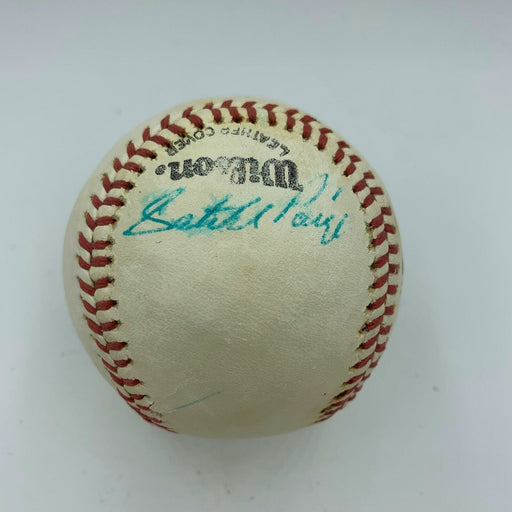 Beautiful Satchel Paige Single Signed Official Negro League Baseball PSA DNA COA