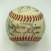 Beautiful 1972 All Star Game Team Signed Baseball 21 Sigs Hank Aaron JSA COA