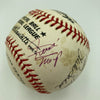 Willie Mays Leo Durocher San Francisco Giants Legends Signed Baseball Beckett