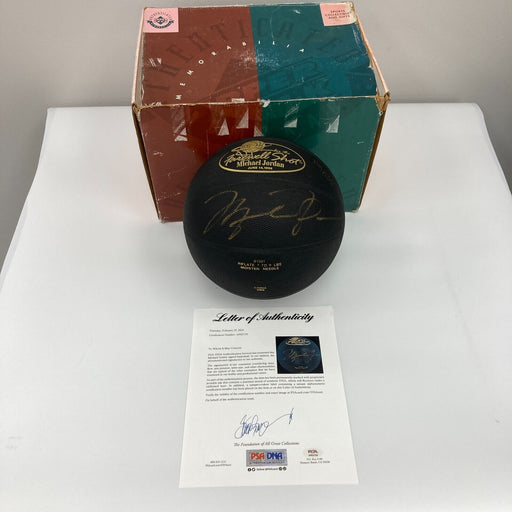 Michael Jordan Final Shot June 14, 1998 Signed Basketball UDA & PSA DNA COA