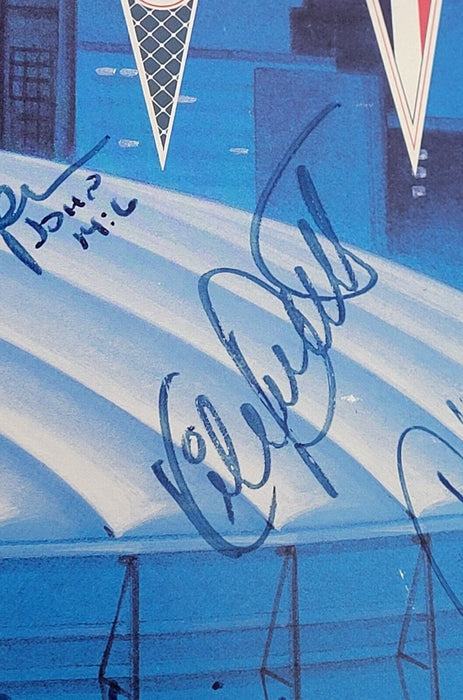 1991 Minnesota Twins World Series Champs Team Signed 18x24 Poster Beckett COA