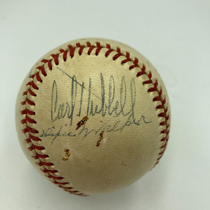 Harry Heilmann & Paul Waner Mutli Signed World War 2 Baseball JSA COA