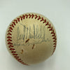 Harry Heilmann & Paul Waner Mutli Signed World War 2 Baseball JSA COA