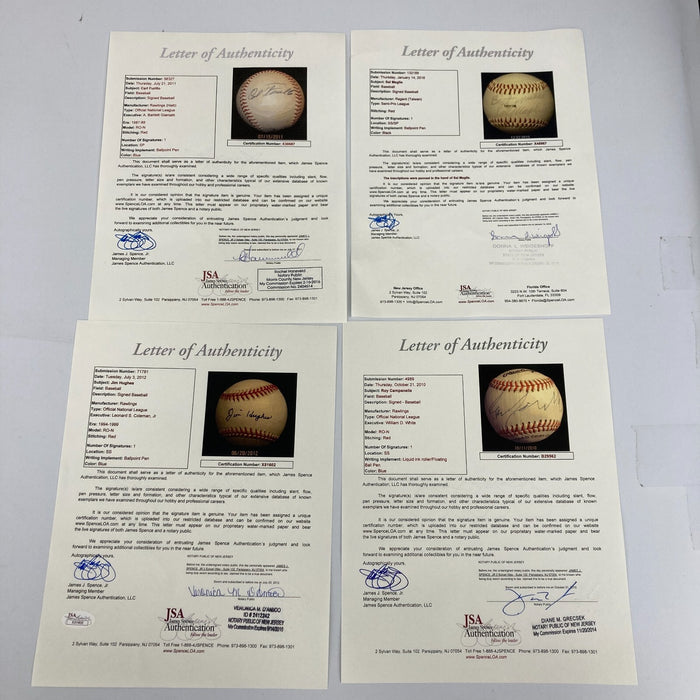 1956 Brooklyn Dodgers Team Signed Baseball Collection 31 Balls PSA JSA COA