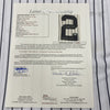 Derek Jeter 2011 Signed Game Used Jersey Photo Matched To 3 Games JSA COA