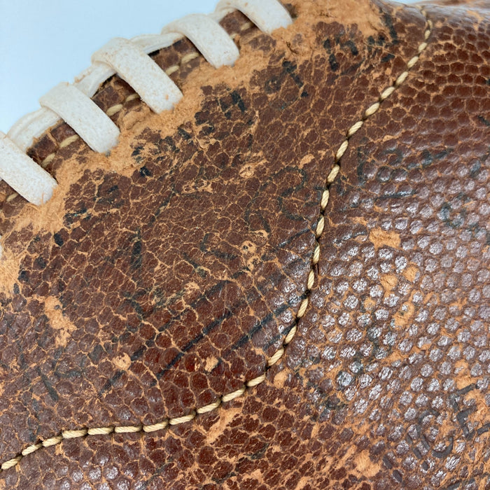 1929 Notre Dame Fighting Irish Undefeated Champs Team Signed Football JSA