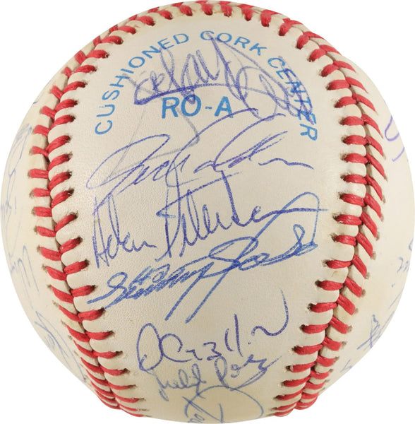 1990 Chicago White Sox Team-Signed Baseball Frank Thomas Rookie Sammy Sosa PSA
