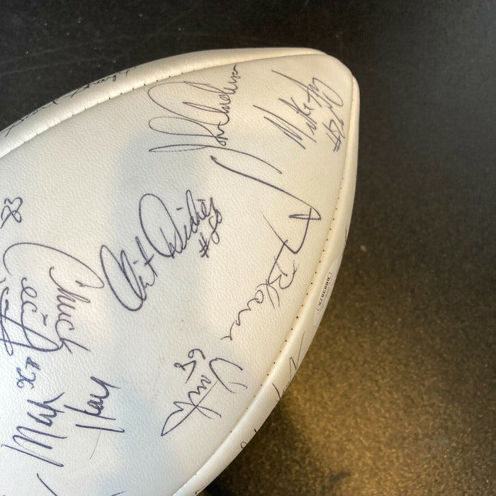 1989 Green Bay Packers Team Signed Wilson NFL Football 40+ Sigs JSA COA