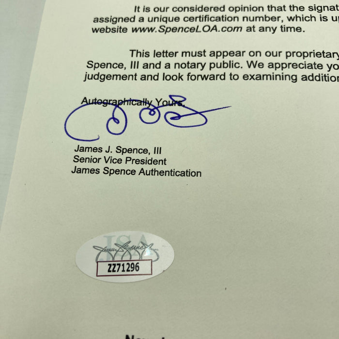 1989 Oakland A’s World Series Champs Team Signed Baseball 29 Sigs JSA COA