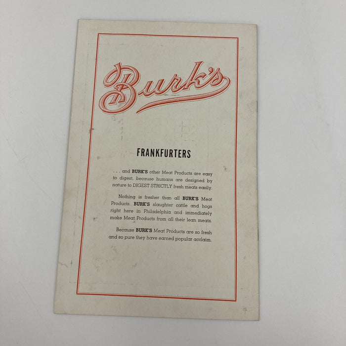 1939 Philadelphia Phillies Team Signed Official Scorecard w/22 Signatures JSA