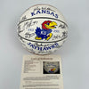 2002-03 Kansas Jayhawks Team Signed Basketball NCAA Champs Runner Up JSA COA